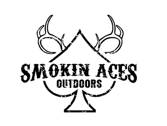 Smokin’ Aces Outdoors logo design by PMG