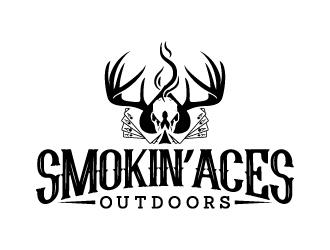 Smokin’ Aces Outdoors logo design by jaize