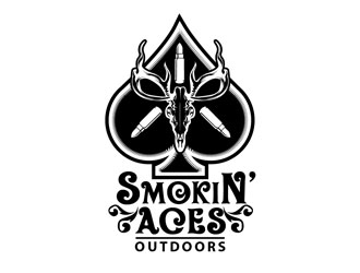 Smokin’ Aces Outdoors logo design by frontrunner