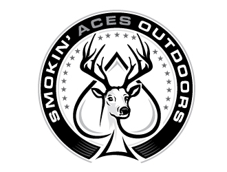 Smokin’ Aces Outdoors logo design by REDCROW
