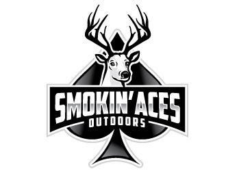 Smokin’ Aces Outdoors logo design by REDCROW