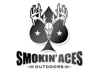 Smokin’ Aces Outdoors logo design by REDCROW