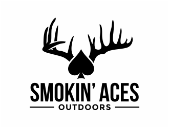 Smokin’ Aces Outdoors logo design by mutafailan