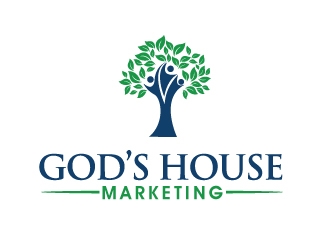 Gods House Marketing logo design by PMG