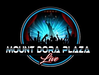 Mount Dora Plaza Live  logo design by Xeon