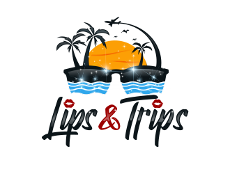 Lips & Trips logo design by schiena