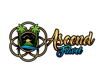 Ascend Travel logo design by DreamLogoDesign