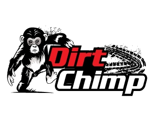 Dirt Chimp logo design by logoguy