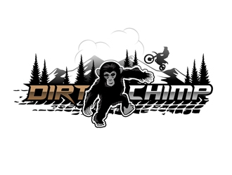 Dirt Chimp logo design by DreamLogoDesign