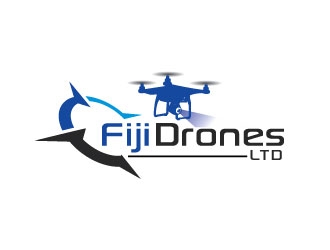 Fiji Drones LTD logo design by invento