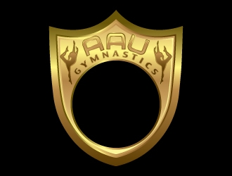 AAU Gymnastics logo design by dshineart