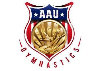 AAU Gymnastics logo design by Suvendu
