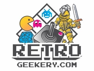 Retrogeekery.com logo design by naisD