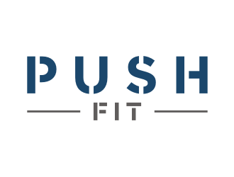 PUSH Fit logo design by asyqh