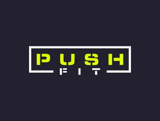 PUSH Fit logo design by goblin