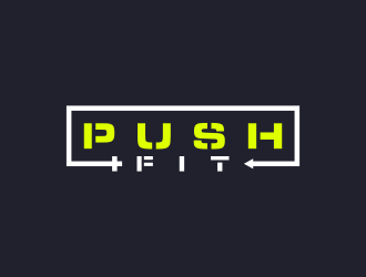PUSH Fit logo design by goblin