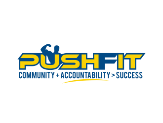 PUSH Fit logo design by serprimero