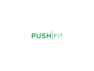 PUSH Fit logo design by logitec