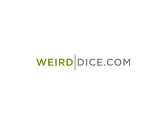 Weirddice.com logo design by bricton