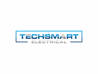 Techsmart Electrical logo design by santrie