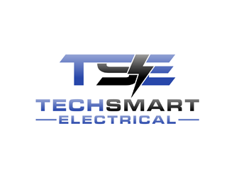 Techsmart Electrical logo design by johana