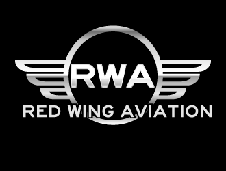 Red Wing Aviation logo design by axel182