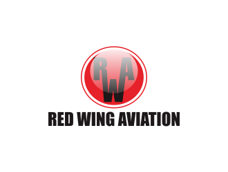 Red Wing Aviation logo design by Greenlight