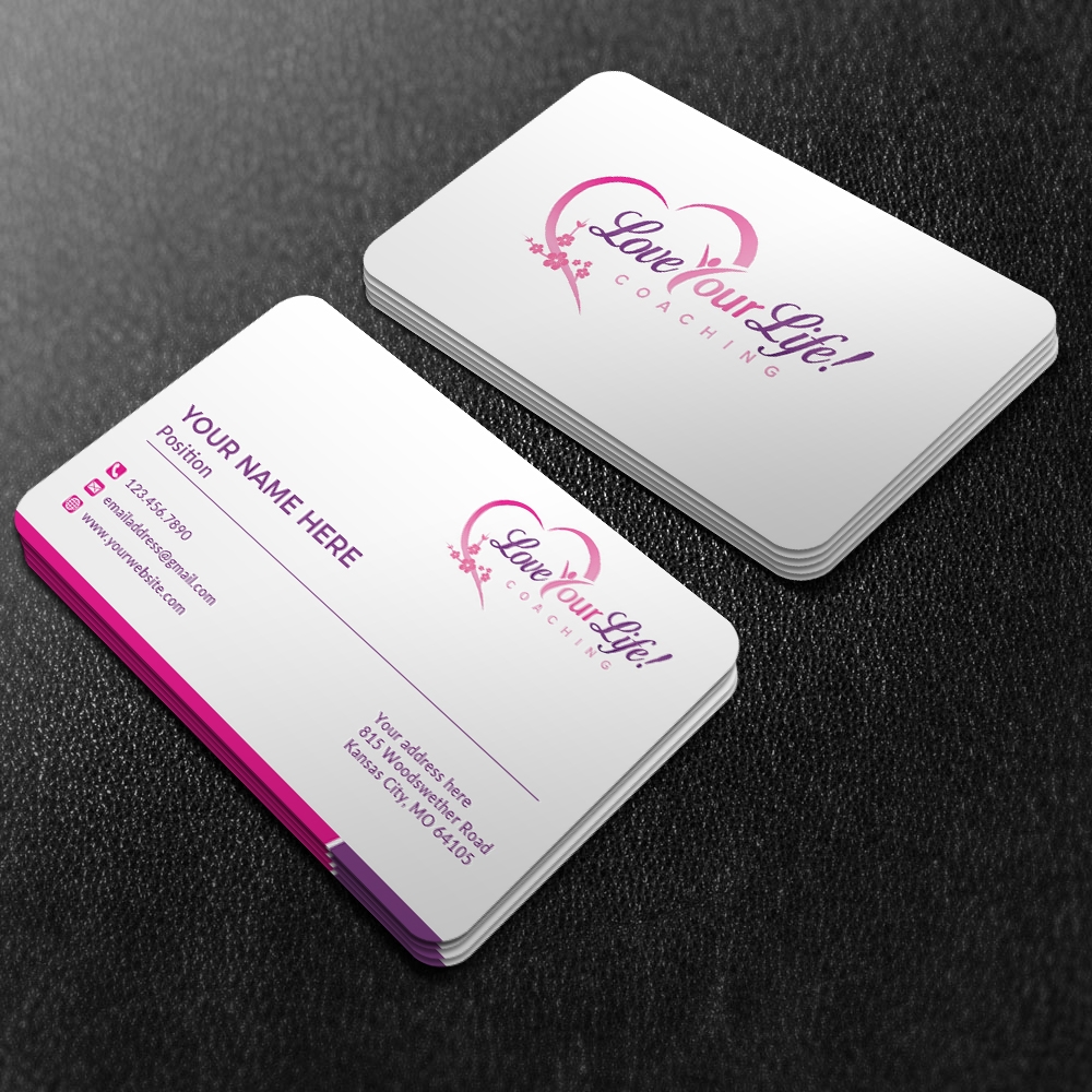 Love Your Life! Coaching logo design by mattlyn