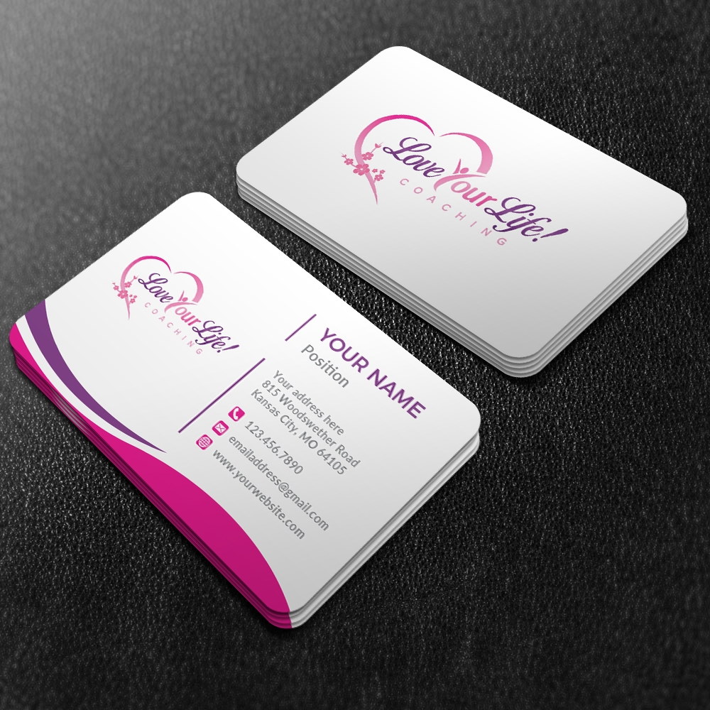 Love Your Life! Coaching logo design by mattlyn