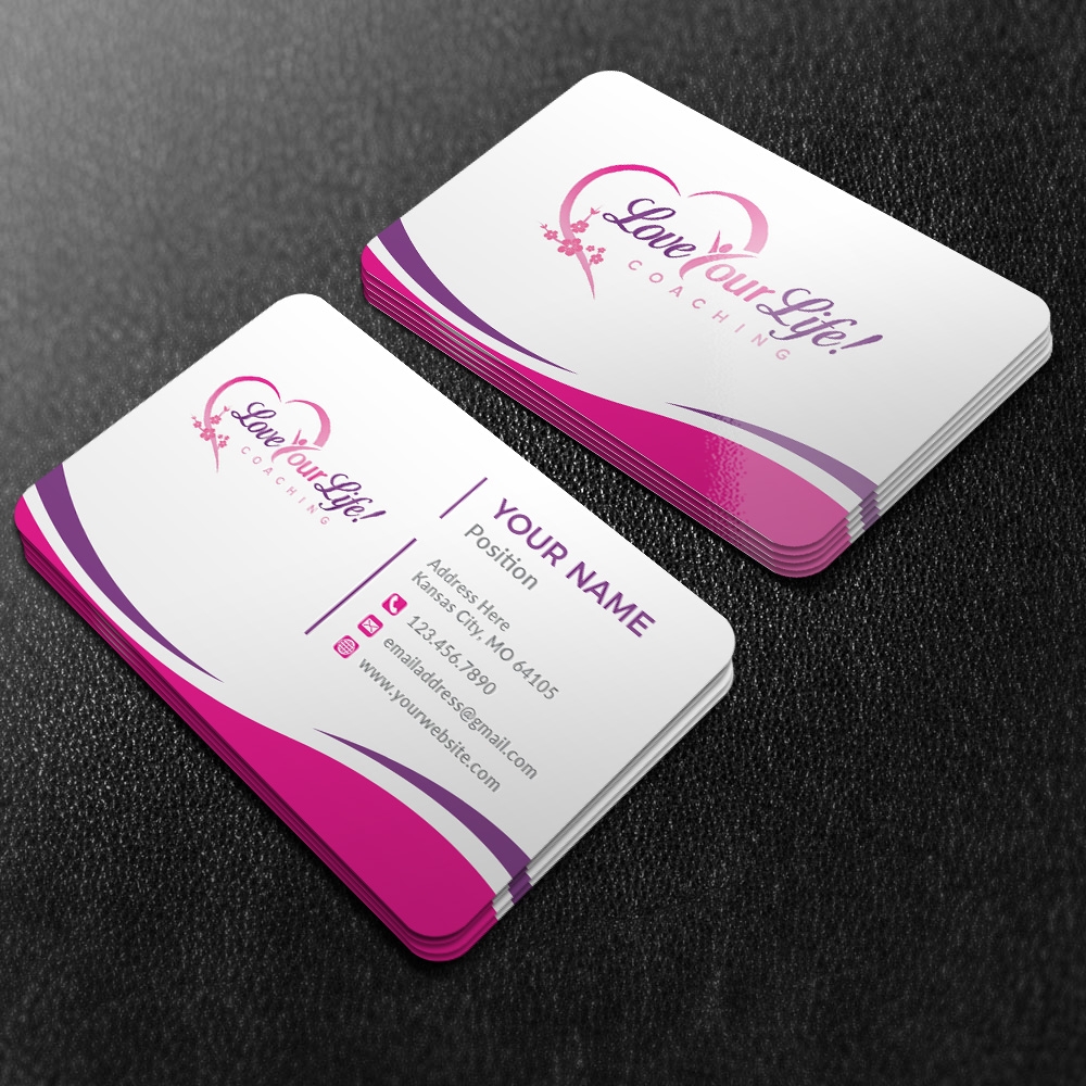 Love Your Life! Coaching logo design by mattlyn