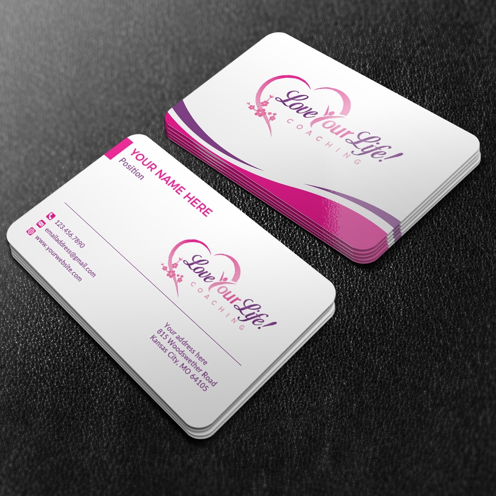 Love Your Life! Coaching logo design by mattlyn