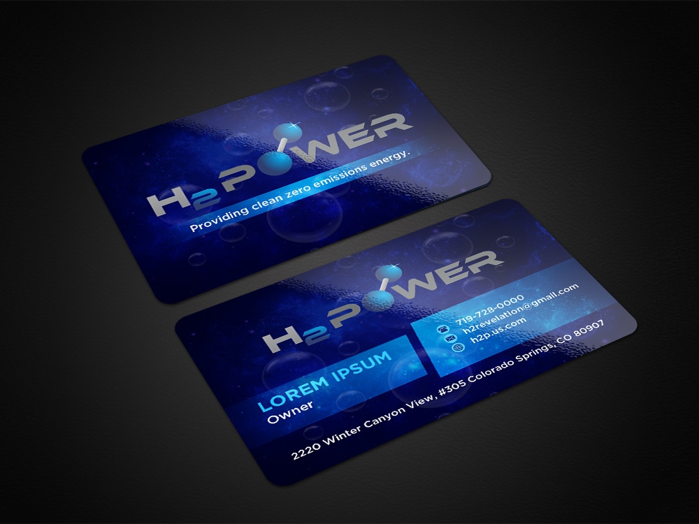 H2 POWER logo design by mattlyn