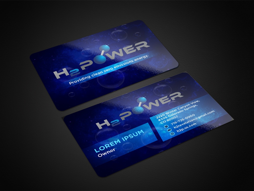 H2 POWER logo design by mattlyn