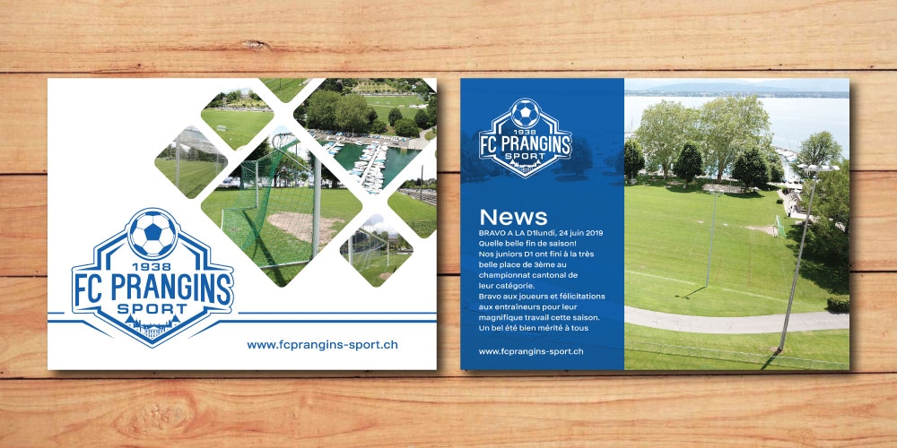 FC Prangins Sport logo design by Boomstudioz