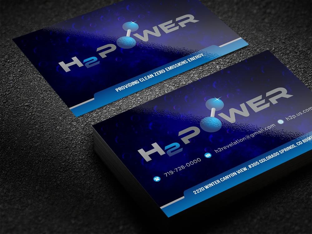 H2 POWER logo design by mattlyn