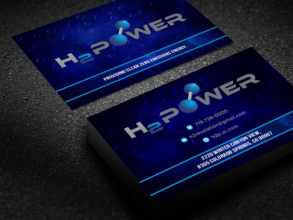 H2 POWER logo design by mattlyn