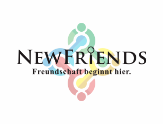 NewFriends (company name) Freundschaft beginnt hier. (Slogan) logo design by Editor