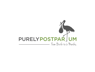 Purely Postpartum logo design by blessings