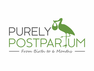 Purely Postpartum logo design by hidro