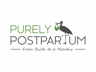 Purely Postpartum logo design by hidro