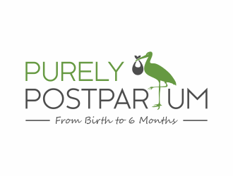 Purely Postpartum logo design by hidro