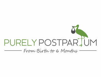 Purely Postpartum logo design by hidro