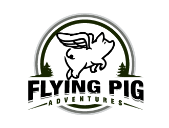 Flying Pig Adventures logo design by firstmove