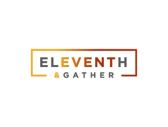 Eleventh & Gather logo design by fillintheblack