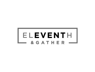 Eleventh & Gather logo design by fillintheblack