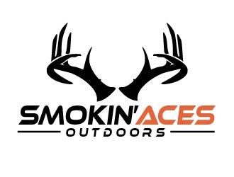 Smokin’ Aces Outdoors logo design by shravya