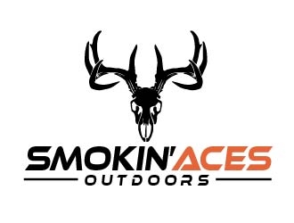 Smokin’ Aces Outdoors logo design by shravya