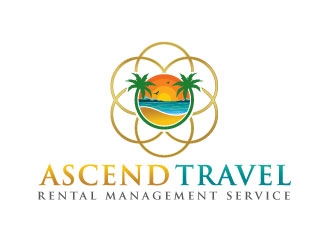 Ascend Travel logo design by invento