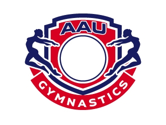 AAU Gymnastics logo design by jaize