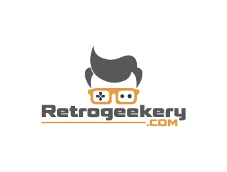 Retrogeekery.com logo design by Erasedink